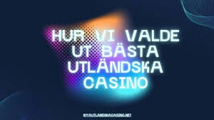 Utländska Casino Utforska Spelvärlden Utanför Sverige